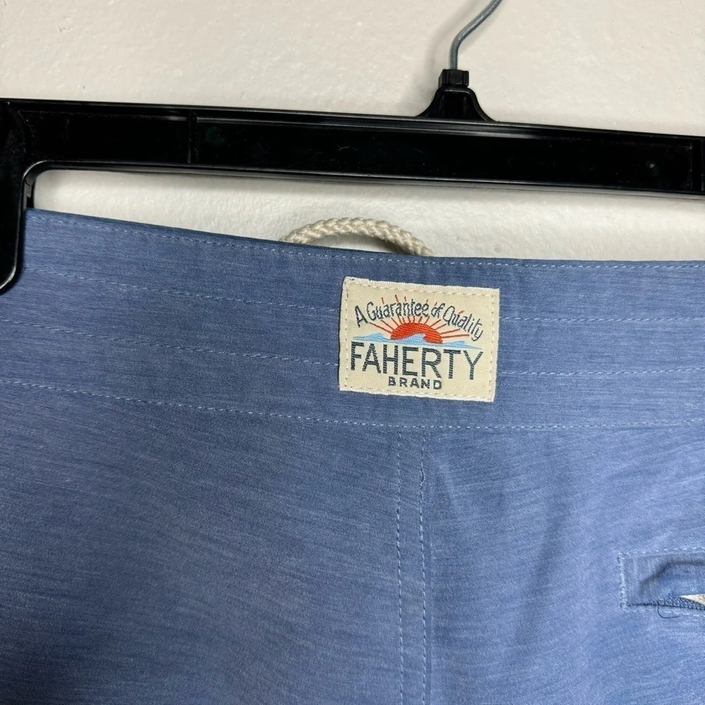 FAHERTY Men's Beacon Swim Trunks- Navy Green